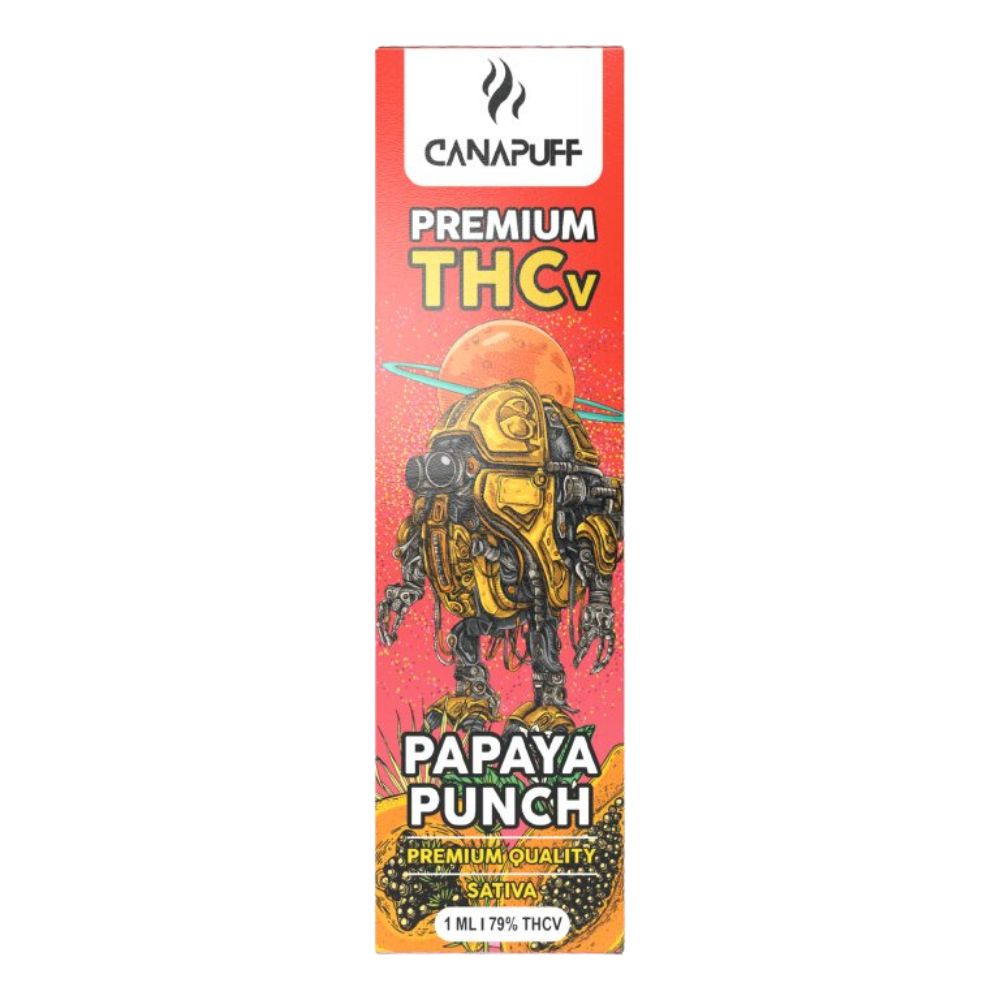 CanaPuff Vape Papaya Punch THC-V 79% 1ml