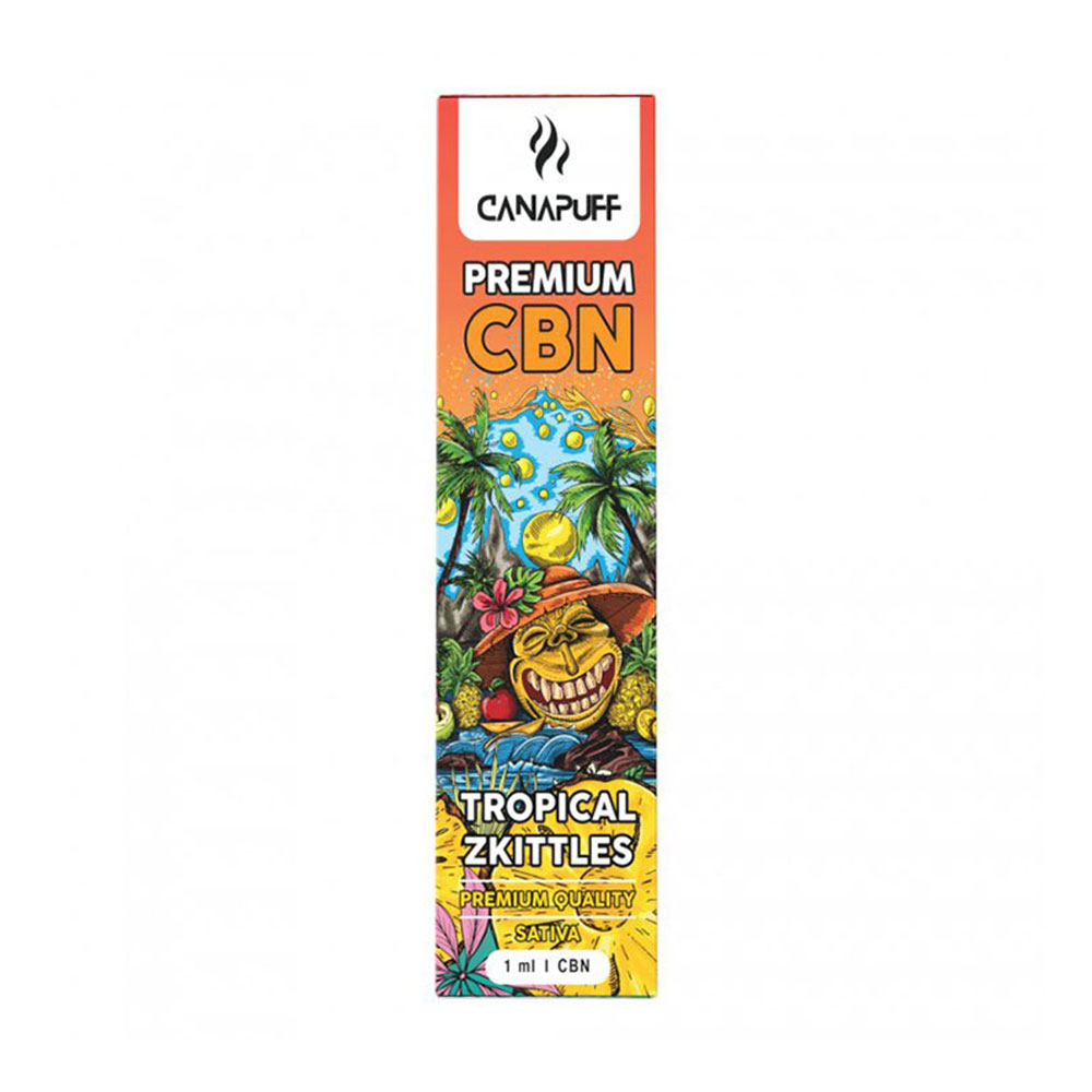 CanaPuff Vape Tropical Zkittles CBN 89% 1ml