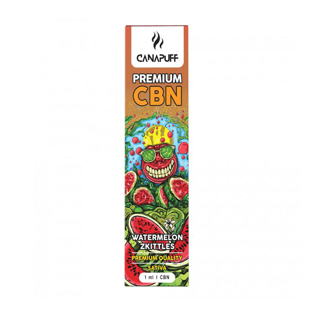 CanaPuff Vape Watermelon Zkittles CBN 89% 1ml