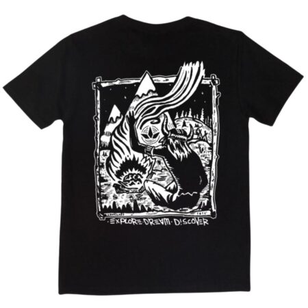 THTC Back 2 The Real Hemp T-Shirt Black