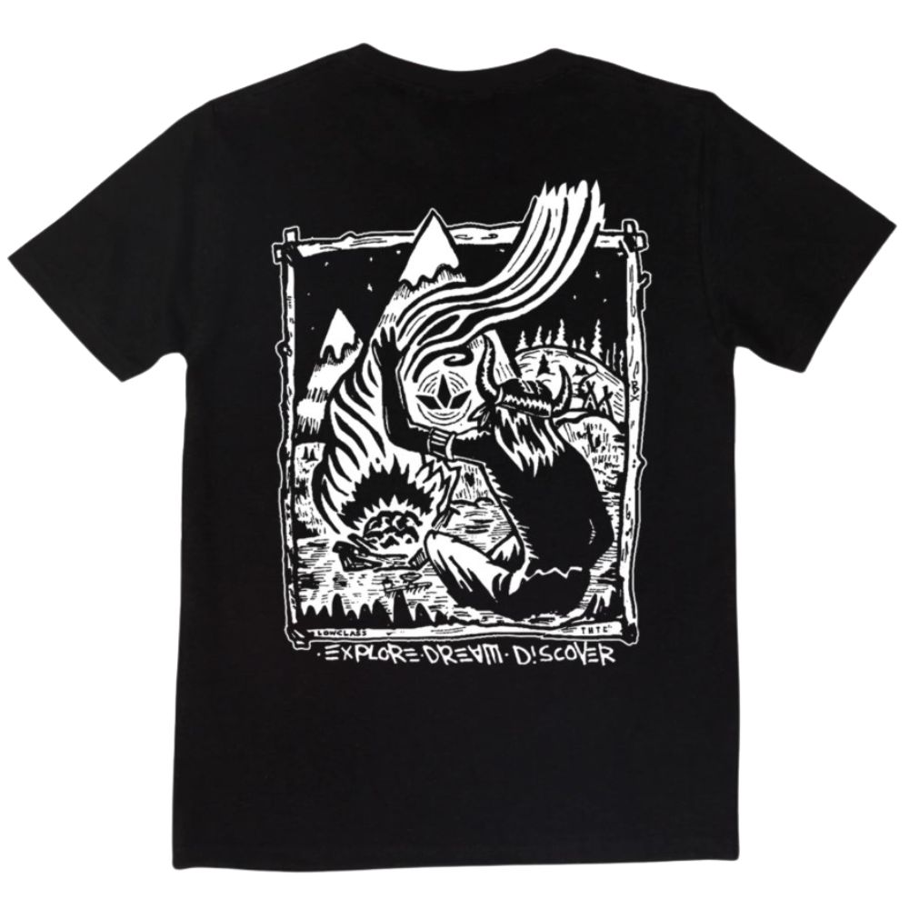 THTC Back 2 The Real Hemp T-Shirt Black