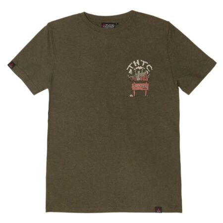 THTC Mountain Life Formerly Country House Hemp T-Shirt Khaki