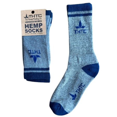 THTC Hemp Socks Grey Marl