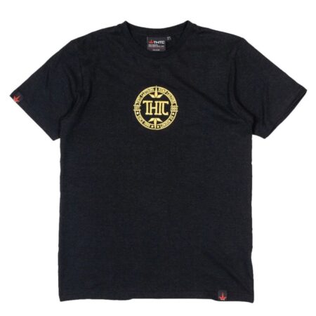 THTC LDN Embroidered Hemp T-Shirt Black