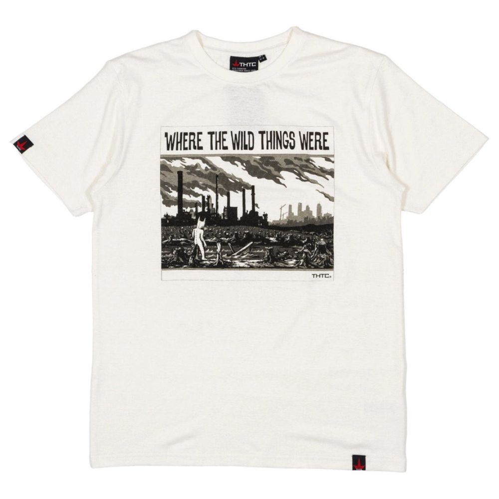 THTC Wild Things Hemp T-Shirt White